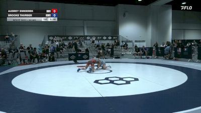 50 kg Champ. Rd Of 32 - Audrey Swiderek, Menlo Wrestling Club vs Brooke Thurber, Rabid Dawg Wrestling Club