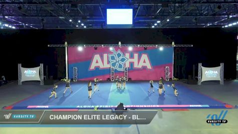 Champion Elite Legacy - Black Ice [2022 L2 Junior - D2 - Small Day 2] 2022 Aloha Kissimmee Showdown DI/DII