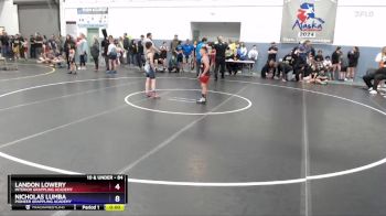 84 lbs Quarterfinal - Landon Lowery, Interior Grappling Academy vs Nicholas Lumba, Pioneer Grappling Academy