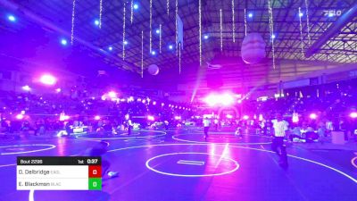 126 lbs Consi Of 8 #1 - Donavon Delbridge, Eaglecrest WC vs Elisha Blackmon, Black Fox Wrestling Academy