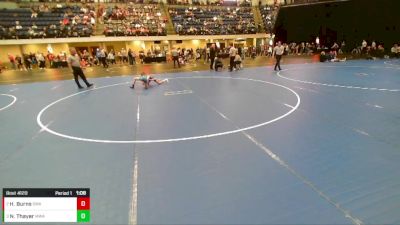 5th - 6th grade - 67 Semis - Noah Thayer, MWC Wrestling Academy vs Hudson Burns, Sebolt Wrestling Academy