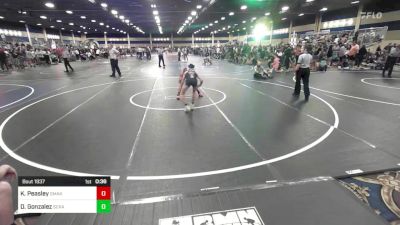 83 lbs Consi Of 8 #2 - Karver Peasley, Omak Wrecking Crew Wrestling vs David Gonzalez, Scrap Yard Garage