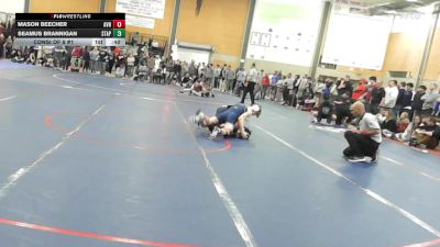 126 lbs Consi Of 8 #1 - Mason Beecher, Avon vs Seamus Brannigan, Staples
