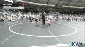 61 lbs Semifinal - Bree Johnson, Standfast vs Jack Clover, Wyandotte Youth Wrestling