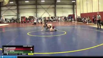 165 lbs Champ. Round 1 - Scott DeFex, Johnson & Wales University (Rhode Island) vs Tyler Barker, Norwich University