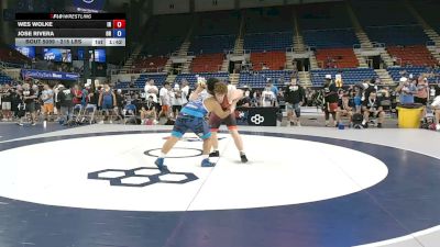 215 lbs Cons. Rd Of 16 - Wes Wolke, Indiana vs Jose Rivera, Oregon