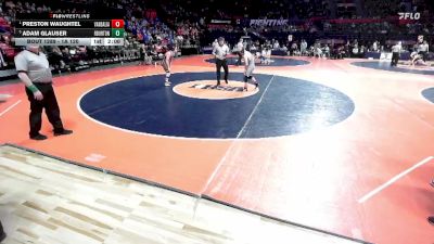 1A 120 lbs Semifinal - Preston Waughtel, Vandalia vs Adam Glauser, Richmond (R.-Burton)