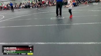 56 lbs Round 1 (4 Team) - Caleb Andress, Warhawk National Team vs Beylau Konte, Springford Rams