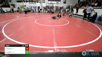 43 lbs 3rd Place - Hadley-Glen Smith, Tahlequah Wrestling Club vs Roman Hicks, R.A.W.