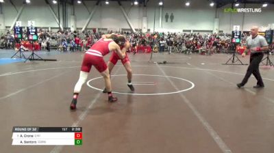 157 lbs Round of 32 - Andrew Crone, Wisconsin vs Adam Santoro, Cornell University