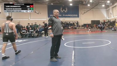 132 lbs Semifinal - Jude Grammatico, Fairfield Warde vs Zaphyr Musshorn, Xavier