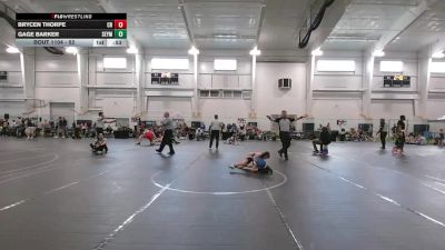 52 lbs Quarterfinal - Gage Barker, Contenders Wrestling vs Brycen Thorpe, Cow Rock