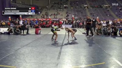 103 lbs Semis & 3rd Wb (16 Team) - Alyssa Quezaire, Life University vs Olivia Atkins, William Penn