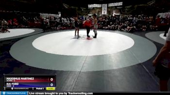 170 lbs Round 4 (16 Team) - Maxximus Martinez, SCVWA vs Kai Ford, SAWA