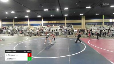 94 lbs Quarterfinal - Nevaeh Almaguer, Victory WC vs Isabella Suetos, Granite WC