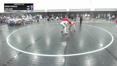 144 lbs Andre Cerrato, Pennsylvania Red vs Jake Hart, Oklahoma Red