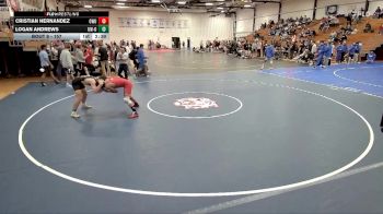 157 lbs Prelim - Cristian Hernandez, Ohio Wesleyan vs Logan Andrews, Wisconsin-Oshkosh