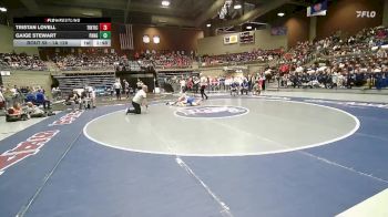 1A 126 lbs Semifinal - Tristan Lovell, Tintic vs Gaige Stewart, Panguitch