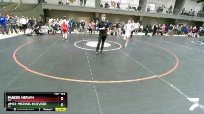 138 lbs Champ. Round 2 - Parker Merwin, WA vs Ames-Michael Hoevker, CA