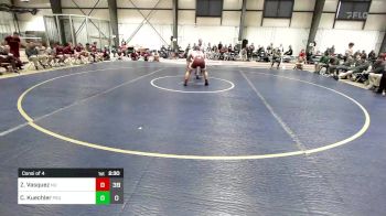 197 lbs Consi Of 4 - Zachary Vasquez, Norwich vs Christian Kuechler, Plymouth