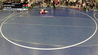 42 lbs Champ. Rd Of 32 - Leo Miller, Payson Lions Wrestling Club vs Bryxton Lovell, Delta Wrestling Club