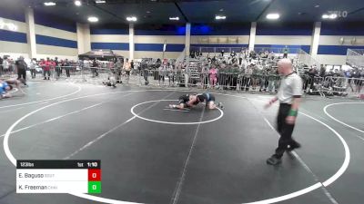 123 lbs Round Of 64 - Eden Baguso, South Kona WC vs Kawika Freeman, Chain Wr Ac