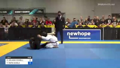 ERIC DELANO COXBILL vs TERO TAPIO AHOLA 2021 World Master IBJJF Jiu-Jitsu  Championship