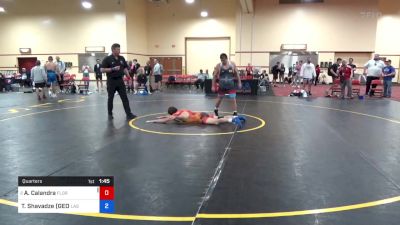 70 kg Quarters - Antonino Calandra, Florida vs Tariel Shavadze (GEO), Las Vegas Wrestling Club