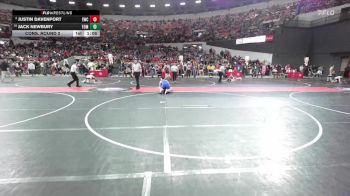175 lbs Cons. Round 2 - Justin Davenport, Evansville Wrestling Club vs Jack Newbury, Tomah