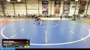 56 lbs Rd# 2 10:30am Friday - Jacob Graber, Minnesota Funky Singlets vs Rocky Ruiz, Cali Red