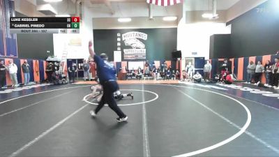 157 lbs Cons. Round 4 - Gabriel Pinedo, Clovis North vs Luke Kessler, San Clemente