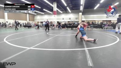 126 lbs Quarterfinal - Connor Carlson, Boneyard Wrestling Academy vs Colton Lock, Cardinal Wrestling Club