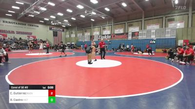 120 lbs Consi Of 32 #2 - Carlo Gutierrez, Buchanan vs Bryan Castro, Victor Valley S