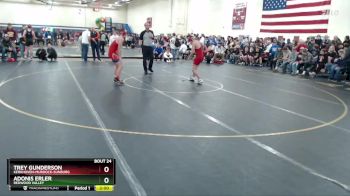 133 lbs Champ. Round 1 - Adonis Erler, Redwood Valley vs Trey Gunderson, Kerkhoven-Murdock-Sunburg