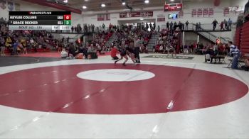 130 lbs Cons. Round 2 - Grace Recker, Bellevue vs Keylee Collins, Eagle Grove