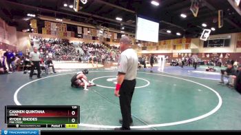 120 lbs Cons. Round 6 - Cannen Quintana, Dinuba vs Ryder Rhodes, Pine Creek