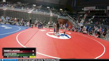 49 lbs Quarterfinal - Barrett Jackson, Eastside United Wrestling Club vs Daxton Smith, Glenrock Wrestling Club