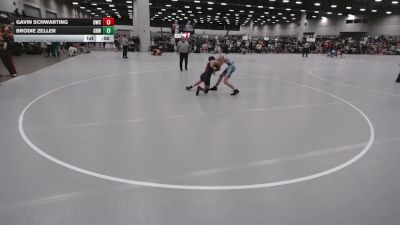 120 lbs Cons. Rd Of 64 - Brodie Zeller, Greater Heights Wrestling vs Gavin Schwarting, UWC