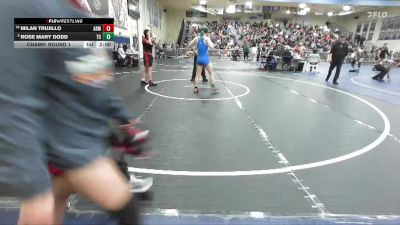 125 lbs Champ. Round 1 - Rose Mary Dodd, Temescal Canyon vs Milan Trujillo, AB Miller