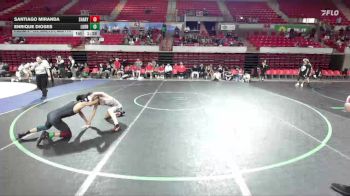 106 lbs Round 5 - 1st, 3rd, 5th, And 7th - Santiago Miranda, Mission Sharyland vs Enrique Dioses, Lubbock