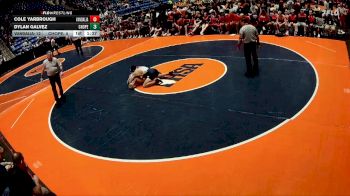 144 lbs Quarterfinals (8 Team) - Cole Yarbrough, Vandalia vs Dylan Galvez, Chicago (C. Hope Academy)