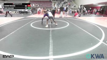 92 lbs 3rd Place - Zaiden Wilson, HURRICANE WRESTLING ACADEMY vs Kirk Walker, Tulsa Blue T Panthers