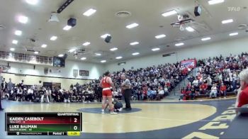 175 lbs Quarters & Wb (16 Team) - Luke Bauman, South Adams vs Kaiden Casebolt, Tell City