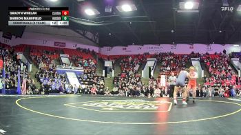 190 lbs Semifinals (8 Team) - Barron Mansfield, Hudson Area HS vs Gradyn Whelan, Clinton HS