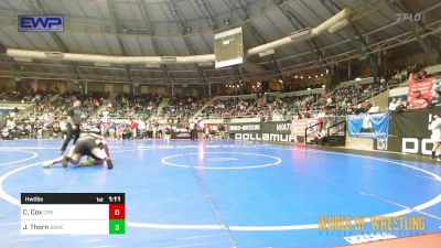 Quarterfinal - Cole Cox, Panther Youth Wrestling vs Jack Thorn, Broken Arrow Wrestling Club