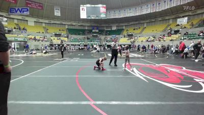 52 lbs Consi Of 8 #2 - Emmett Myers, Rogers Iron Wrestling Club vs Chevvii Ross, Battlefield Wrestling Club