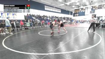 157 lbs Champ. Round 1 - Sergio Nabor, Oak Hills vs Christian Landeros, Bishop Alemany