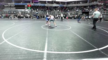 150 lbs Consolation - Bentley Colp, Herrin Tiger Wrestling vs Cooper Banks, Mid-MO