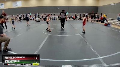 48 lbs Round 9 (10 Team) - Kade Jefferson, Warriors WC vs Sawyer Richardson, Capital City WC