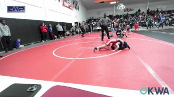 64-70 lbs Rr Rnd 2 - William Henson, Fort Gibson Youth Wrestling vs Callen Wilkinson, Raw Wrestling Club